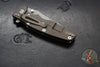 Hinderer Eklipse 3.5"- Spearpoint Blade- Battle Bronze Titanium and Red G-10- Working Finish Blade