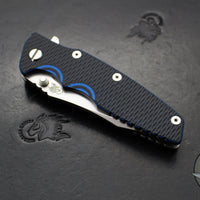 Hinderer Eklipse 3.5"- Spearpoint Blade- Stonewash Titanium and BlueBlack G-10- Stonewash Finished S45VN Blade