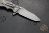 Hinderer Eklipse 3.5" Spearpoint Blade- Working Finish Titanium and BlueBlack G-10- Working Finish Blade