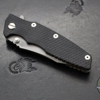 Hinderer Eklipse 3.5" Spearpoint Blade- Working Finish Titanium and Black G-10- Working Finish S45VN Blade