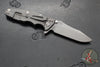 Hinderer Eklipse 3.5" Spearpoint Blade- Working Finish Titanium and Blue G-10- Working Finish S45VN Blade