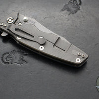 Hinderer Eklipse 3.5" Spearpoint Blade- Working Finish Titanium and Blue G-10- Working Finish S45VN Blade