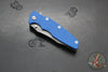 Hinderer Eklipse 3.5" Spearpoint Blade- Working Finish Titanium and Blue G-10- Working Finish S45VN Blade