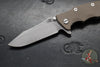 Hinderer Eklipse 3.5" Spearpoint Blade- Working Finish Titanium and FDE G-10- Working Finish Blade