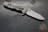 Hinderer Eklipse 3.5" Spearpoint Blade- Working Finish Titanium and FDE G-10- Working Finish Blade