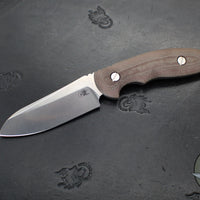 Hinderer Knives- The Emmett Fixed Blade- Sheepsfoot- Various Micarta Scales- Stonewash Magnacut Blade