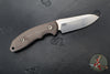 Hinderer Knives- The Emmett Fixed Blade- Sheepsfoot- Various Micarta Scales- Stonewash Magnacut Blade