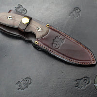 Hinderer Knives- The Emmett Fixed Blade- Sheepsfoot- Various Micarta Scales- Stonewash Magnacut Blade