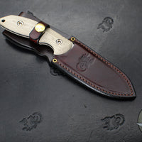 Hinderer Knives- The Emmett Fixed Blade- Sheepsfoot- Various Micarta Scales- Stonewash Magnacut Blade