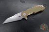 Hinderer Fulltrack- Wharncliffe Edge- Stonewash Bronze Titanium And Various G-10 Handle- Stonewash Blade