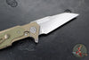 Hinderer Fulltrack- Wharncliffe Edge- Stonewash Bronze Titanium And Various G-10 Handle- Stonewash Blade