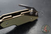 Hinderer Fulltrack- Wharncliffe Edge- Stonewash Bronze Titanium And Various G-10 Handle- Stonewash Blade