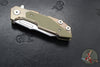 Hinderer Fulltrack- Wharncliffe Edge- Stonewash Bronze Titanium And Various G-10 Handle- Stonewash Blade