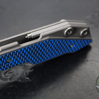 Hinderer Fulltrack- Wharncliffe Edge- Working Finish Titanium And Various G-10 Handle- Working Finish Blade
