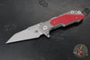 Hinderer Fulltrack- Wharncliffe Edge- Working Finish Titanium And Various G-10 Handle- Working Finish Blade