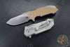 Hinderer Halftrack- Slucer Edge- Stonewash Titanium And Various G-10 Handles- Stonewash Magnacut Blade