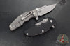 Hinderer Jurassic-Frontier Clip Point- Working Finish Titanium and Various G-10 Handle Scales- Working Finish Magnacut Steel Blade