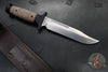 Rick Hinderer Knives Ka-Bar- Brown Micarta Handle- Stonewash 3V Steel Blade