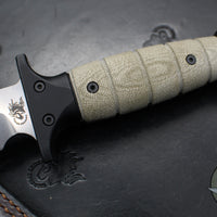 Rick Hinderer Knives Ka-Bar- OD Green Micarta Handle- Stonewash 3V Steel Blade