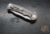 Hinderer Project X- Clip Point Edge- Working Finish Titanium And Coyote G-10- Working Finish S45VN Blade