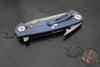 Hinderer Project X- Sheepsfoot- Battle Blue Titanium And Various G-10 Scales- Working Finish Magnacut Blade