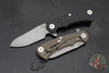Hinderer Project X- Sheepsfoot- Battle Bronze Titanium And Various G-10 Scales- Working Finish Magnacut Blade