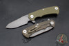 Hinderer Project X- Sheepsfoot- Battle Bronze Titanium And Various G-10 Scales- Working Finish Magnacut Blade