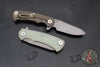 Hinderer Project X- Sheepsfoot- Battle Bronze Titanium And Various G-10 Scales- Working Finish Magnacut Blade