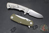 Hinderer Project X- Sheepsfoot- Stonewash Finished Titanium And Various G-10 Scales- Stonewash Magnacut Blade