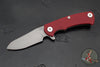 Hinderer Project X- Sheepsfoot- Working Finish Titanium And Various G-10 Scales- Working Finish Magnacut Blade