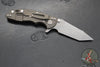 Hinderer XM-18 3.0"- Harpoon Tanto- Battle Bronze Titanium And OD Green G-10 Handle- Working  Finish S45VN Blade