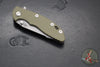 Hinderer XM-18 3.0"- Harpoon Tanto- Battle Bronze Titanium And OD Green G-10 Handle- Working  Finish S45VN Blade