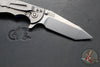 Hinderer XM-18 3.0"- Harpoon Tanto- Stonewash Titanium And BlueBlack G-10 Handle- Stonewash Finished S45VN Blade