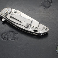 Hinderer XM-18 3.0"- Harpoon Tanto- Stonewash Titanium And FDE G-10 Handle- Stonewash Finished S45VN Blade