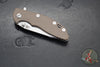 Hinderer XM-18 3.0"- Harpoon Tanto- Stonewash Titanium And FDE G-10 Handle- Stonewash Finished S45VN Blade