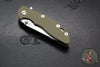 Hinderer XM-18 3.0"- Harpoon Tanto- Stonewash Titanium And OD Green G-10 Handle- Stonewash Finished S45VN Blade