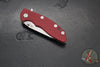 Hinderer XM-18 3.0"- Harpoon Tanto- Stonewash Titanium And Red G-10 Handle- Stonewash Finished S45VN Blade