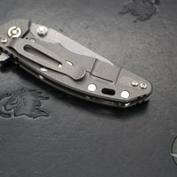 Hinderer XM-18 3.0"- Harpoon Tanto- Working Finish Titanium And OD Green G-10 Handle- Working  Finish S45VN Blade