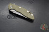 Hinderer XM-18 3.0"- Harpoon Tanto- Working Finish Titanium And OD Green G-10 Handle- Working  Finish S45VN Blade