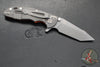 Hinderer XM-18 3.0"- Harpoon Tanto- Working Finish Titanium And Orange G-10 Handle- Working  Finish S45VN Blade