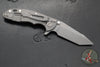 Hinderer XM-18 3.0"- Harpoon Tanto- Working Finish Titanium And Red G-10 Handle- Working  Finish S45VN Blade