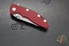 Hinderer XM-18 3.0"- Harpoon Tanto- Working Finish Titanium And Red G-10 Handle- Working  Finish S45VN Blade