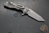 Hinderer XM-18 3.0"- Harpoon Tanto- Working Finish Titanium And Translucent Green G-10 Handle- Working  Finish S45VN Blade