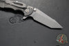 Hinderer XM-18 3.0"- Harpoon Tanto- Working Finish Titanium And Translucent Green G-10 Handle- Working  Finish S45VN Blade