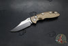 Hinderer XM-18 3.5"- AUTOMATIC- Bowie- Stonewash Bronze Finished Titanium- Stonewash Blade