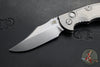 Hinderer XM-18 3.5"- AUTOMATIC- Bowie- Stonewash Finished Titanium- Stonewash Blade