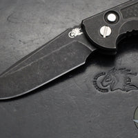 Hinderer XM-18 3.5"- AUTOMATIC- Spearpoint- Battle Black DLC Finished Titanium- Battle Black DLC Blade