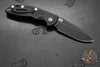 Hinderer XM-18 3.5"- AUTOMATIC- Spearpoint- Battle Black DLC Finished Titanium- Battle Black DLC Blade