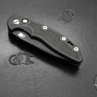 Hinderer XM-18 3.5"- AUTOMATIC- Spearpoint- Battle Black DLC Finished Titanium- Battle Black DLC Blade