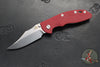 Hinderer XM-18 3.5"- NON FLIPPER- Bowie Edge- Stonewash Ti And Various G-10 Scale- Stonewash Finished S45VN Steel Blade